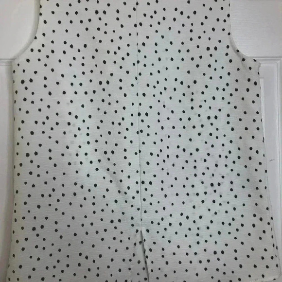 Renee C. Tank  Top Polka Dots White & Black Size Small - Picture 11 of 16